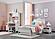 Alya Study Desk With Top Module - White by Furnia Furniture