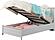 Alya Twin Bed With Headboard - White by Furnia Furniture