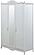 Alya 3 Door Wardrobe - White by Furnia Furniture