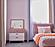 Linda Chiffonier w/Mirror - White/Pink by Furnia Furniture
