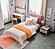 Linda Nightstand - White/Pink by Furnia Furniture