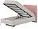 Linda Twin Bed w/Headboard - White/Pink by Furnia Furniture