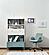 Marin Bookcase - White/Green by Furnia Furniture