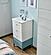 Marin Chest - White/Green by Furnia Furniture