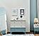 Marin Chiffonier w/Mirror - White/Green by Furnia Furniture