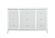 Alina White Dresser w/LED by Global Furniture