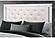 Alina White Full Bed w/LED by Global Furniture