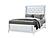 Alina White King Bed Group w/LED, Cooler, Speaker & USB by Global Furniture