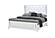 Alina White King Bed w/LED by Global Furniture
