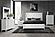 Alina White King Bed w/LED by Global Furniture
