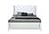 Alina White King Bed w/LED by Global Furniture