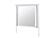 Alina White Mirror w/LED by Global Furniture