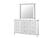 Alina White Mirror w/LED by Global Furniture