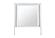 Alina White Mirror w/LED by Global Furniture