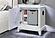 Alina White Nightstand w/Cooler, LED, Speaker & USB by Global Furniture