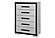 Amelia Grey Black Chest by Global Furniture