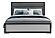 Amelia Grey Black King Bed w/LED by Global Furniture