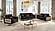 Antigua Upholstery Chair - Black by Galaxy Furniture