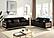 Antigua Upholstery Sofa - Black by Galaxy Furniture