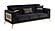 Antigua Upholstery Sofa - Black by Galaxy Furniture