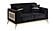 Antigua Upholstery Sofa & Loveseat - Black by Galaxy Furniture