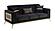 Antigua Upholstery Sofa & Loveseat - Black by Galaxy Furniture