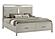 Aria Beige King 2Pc Set w/Bed & 1 Nightstand by Galaxy Furniture