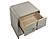 Aria Beige Queen 2Pc Set w/Bed & 1 Nightstand by Galaxy Furniture