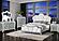 Aria Silver Dresser w/LED by Global Furniture