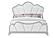 Aria Silver Queen Bed Group by Global Furniture