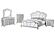 Aria Silver Nightstand w/LED by Global Furniture