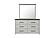 Ava Beige Mirror by Global Furniture