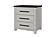 Ava Beige Nightstand by Global Furniture