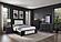 Beckett White/Black King Bed by Global Furniture
