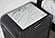 Beckett White/Black Nightstand w/LED, Cooler & Speaker by Global Furniture