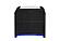 Beckett White/Black Nightstand w/LED, Cooler & Speaker by Global Furniture
