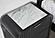 Beckett White/Black Nightstand w/LED & Speaker by Global Furniture