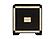 Blake Black/Gold King Bed Group w/Lamps by Global Furniture