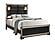 Blake Black/Gold Queen Bed w/Dresser, Mirror,2 Nightstands & Chest by Global Furniture