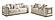 Bona Upholstery Sofa & Loveseat - Cream by Galaxy Furniture