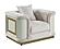 Bona Upholstery 3 piece Sofa Set - Cream by Galaxy Furniture
