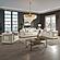 Bona Upholstery 3 piece Sofa Set - Cream by Galaxy Furniture