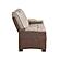 Bruno Faux Leather Reclining Sofa, Loveseat & Chair - Brown by Galaxy Furniture
