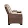 Bruno Faux Leather Recliner Chair - Brown by Galaxy Furniture