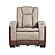 Bruno Faux Leather Recliner Chair - Brown by Galaxy Furniture
