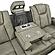 Bruno Faux Leather Reclining Sofa & Loveseat - Gray by Galaxy Furniture