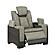Bruno Faux Leather Recliner Chair - Gray by Galaxy Furniture