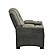 Bruno Faux Leather Recliner Chair - Gray by Galaxy Furniture