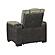 Bruno Faux Leather Recliner Chair - Gray by Galaxy Furniture