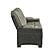 Bruno Faux Leather Reclining Sofa - Gray by Galaxy Furniture